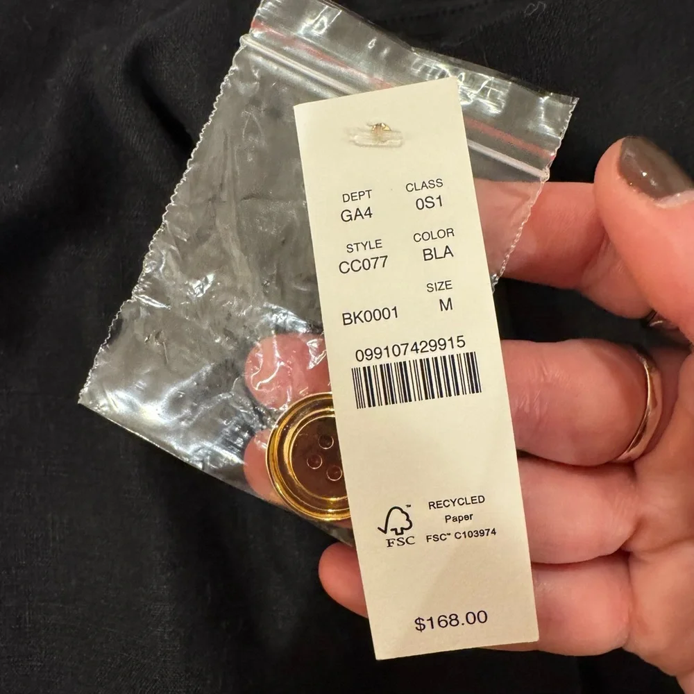 NWT ‘J.Crew Claudia Dress in Linen’ sz Medium - Picture 6 of 8